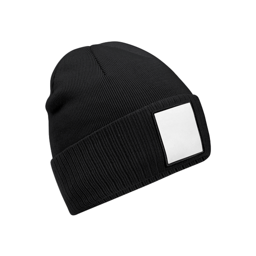 Czapka z naszywką CB337R - Black & White