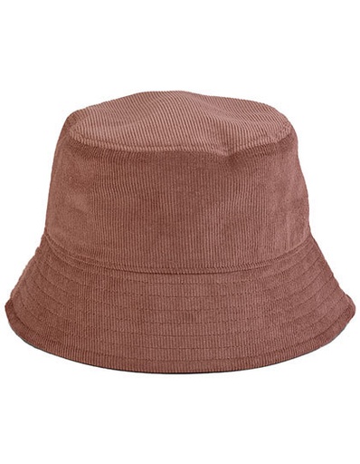 Kapelusz Bucket Bawełna Organiczna Sztruksowa CB687 - Redwood