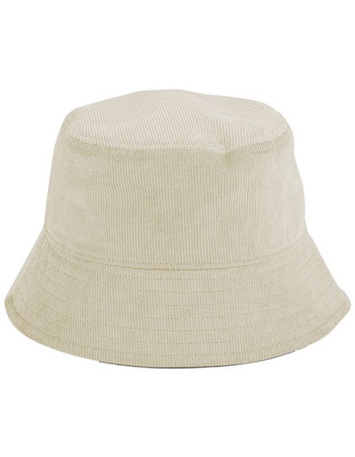 Kapelusz Bucket Bawełna Organiczna Sztruksowa CB687 - Stone