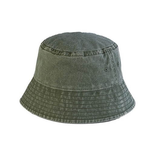 Kapelusz Bucket Denim Vintage CB688 - Vintage Olive