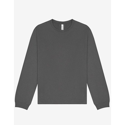 Unisex Gruby T-shirt z Długim Rękawem CV4651 - Asphalt (Solid)