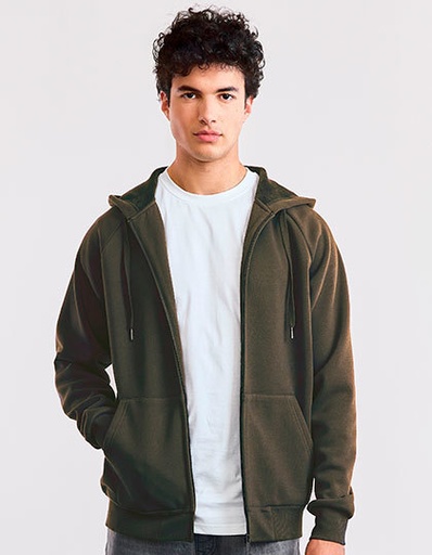 Gruba kurtka dresowa unisex E5500 - Dusty Khaki