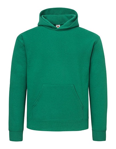 Bluza z Kapturem Klasyczna Szczotkowana F278 - College Green