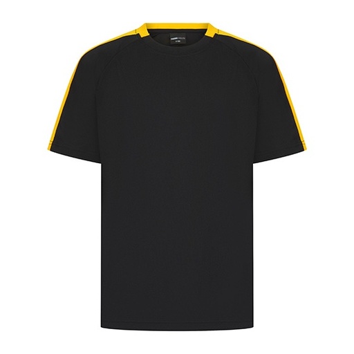 Koszulka Dziecięca z Raglanowym Rękawem FH292 - Black & Gold