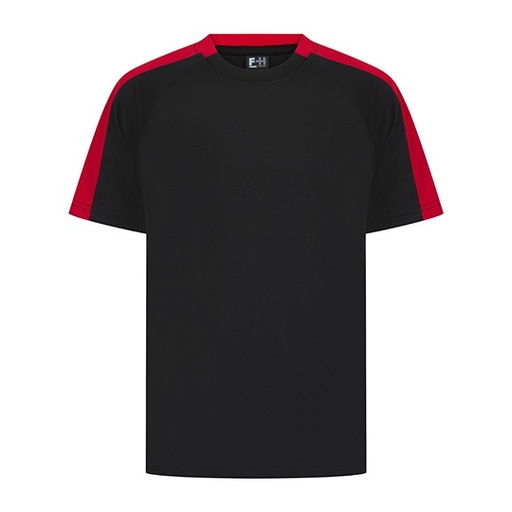 Koszulka Dziecięca Sportowa FH292 - Black & Red