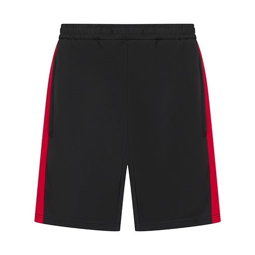 Dziecięce szorty dzianinowe FH887 - Black & Red