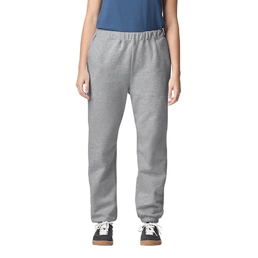 Spodnie Dresowe Klasyczne Bawelniane GSF100 - Sport Grey (Heather)