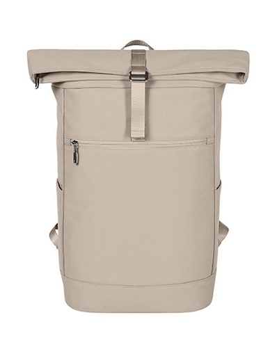 Plecak na Laptopa ze Zwijaną Górą HF18061 - Beige