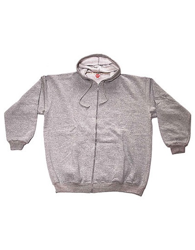 Bluza z kapturem rozpinana klasyczna HY1900 - Heather Grey