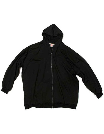 Bluza Rozpinana z Kapturem Bawełniana HY1900 - Black