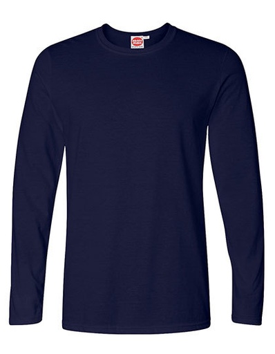Longsleeve męski klasyczny HY2001 - Navy