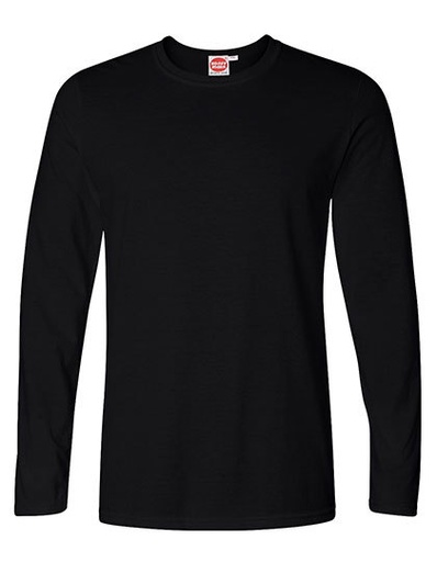 Longsleeve męski klasyczny HY2001 - Black