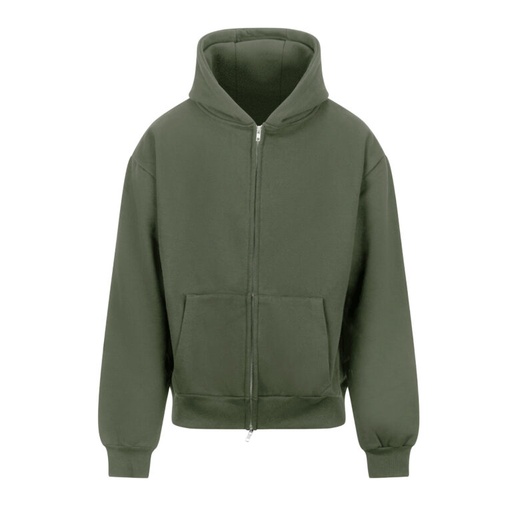 Bluza Oversize Bawełniana Gruby Material JH125 - Earthy Green