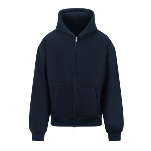 Bluza Oversize Bawełniana Gruby Material JH125 - New French Navy