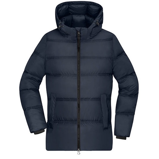 Płaszcz Damski Pikowany Zimowy JN1369 - Navy