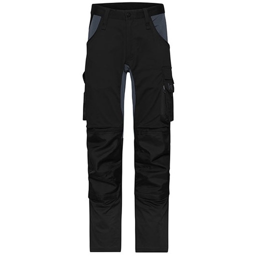 Spodnie Robocze Slim Wzmocnione JN1812 - Black & Carbon