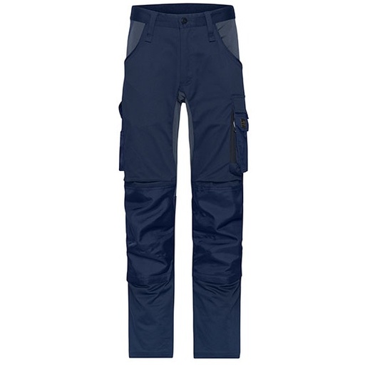 Spodnie Robocze Slim Wzmocnione JN1812 - Navy & Carbon