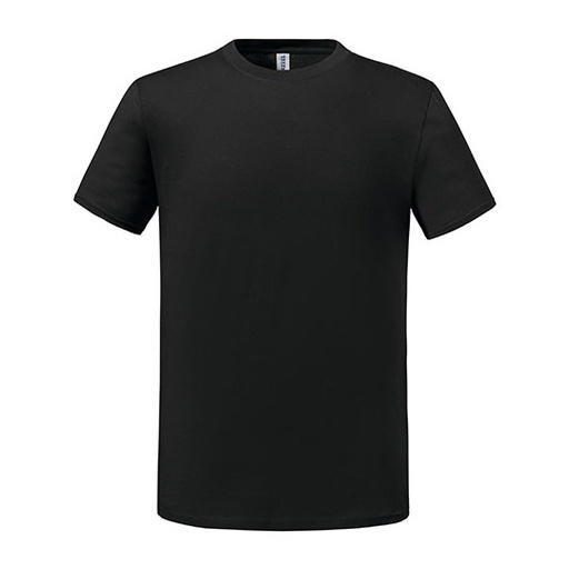 T-shirt klasyczny z bawełną czesaną JZ0460M - Black