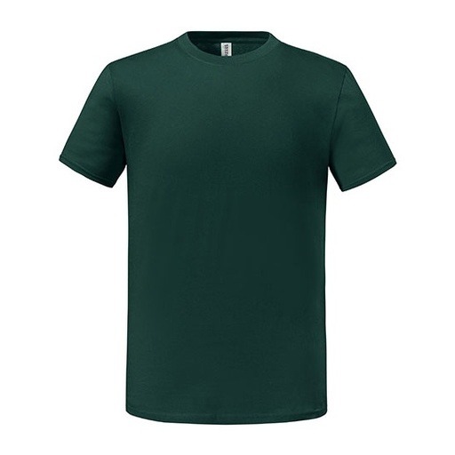 T-shirt klasyczny z bawelna czesana JZ0460M - Forest Green