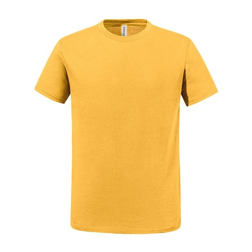 T-shirt klasyczny z bawelna czesana JZ0460M - Gold