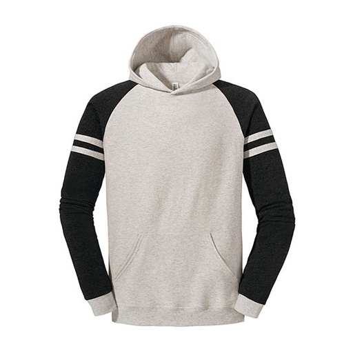 Bluza z kapturem JZ97CR0 - Oatmeal Heather & Black Ink