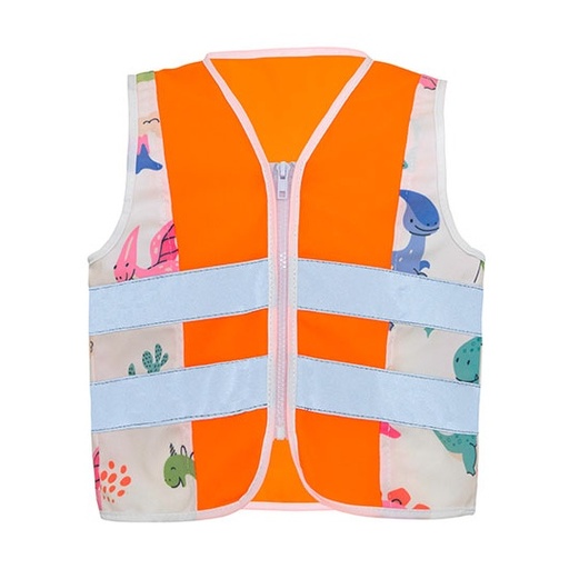 Dziecięca kamizelka odblaskowa KX121K - Brachiosaurus