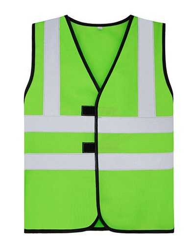 Dziecięca kamizelka odblaskowa KX127K - Neon Green