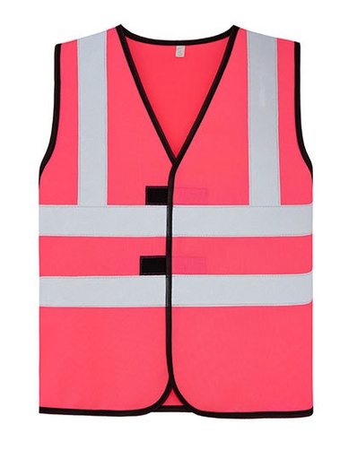 Dziecieca kamizelka odblaskowa KX127K - Neon Pink