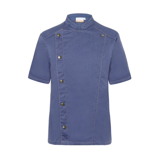 Kurtka Kucharska Slim Denim KY150 - Vintage Blue (ca. Pantone 2108C)