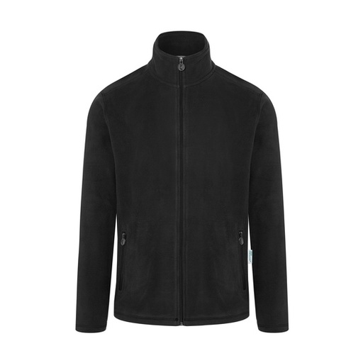 Męska bluza robocza polarowa z podwyższoną stójką KY153 - Black (ca. Pantone 419C)