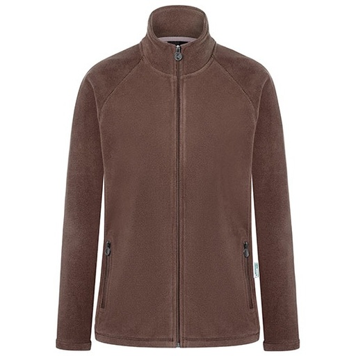 Kurtka Polarowa Damska Recykling KY156 - Light Brown (ca. Pantone 438C)
