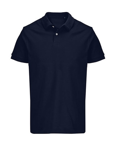 Koszulka Polo Unisex Dopasowana Bawełna Pika L04439 - French Navy
