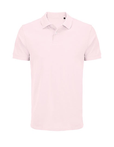 Koszulka polo unisex L04439 - Pale Pink
