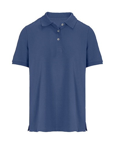 Damska koszulka polo L04440 - Denim