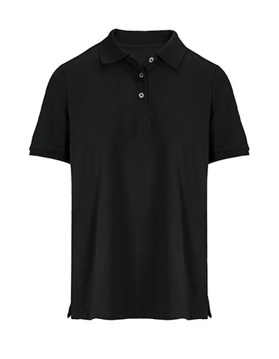 Koszulka Polo Damska Dopasowana Pika Bawełniana L04440 - Black
