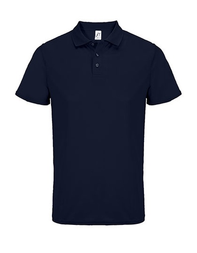 Koszulka Polo Slim Poliester z Recyklingu L04442 - French Navy