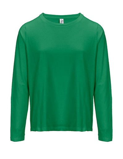 Koszulka Damska z Dlugim Rekawem Bawelniana L04443 - Kelly Green