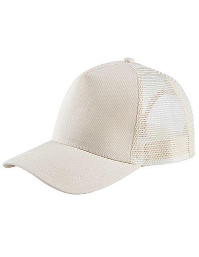 Czapka pięciopanelowa L04451 - Off White