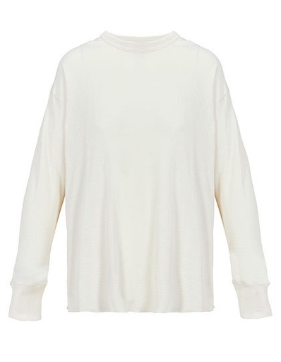 Uniseksowa koszulka termiczna z długim rękawem L04453 - Natural