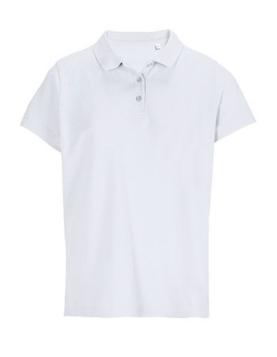 Damska koszulka polo L04501 - White