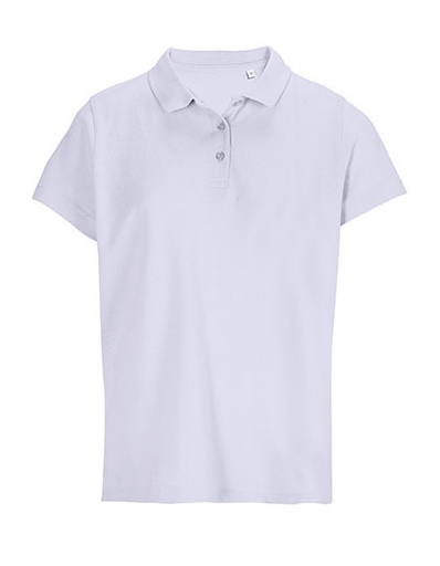 Damska koszulka polo z krótkim rękawem L04501 - Lilac