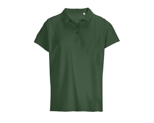 Koszulka Polo Damska Bawelniana L04501 - Bottle Green