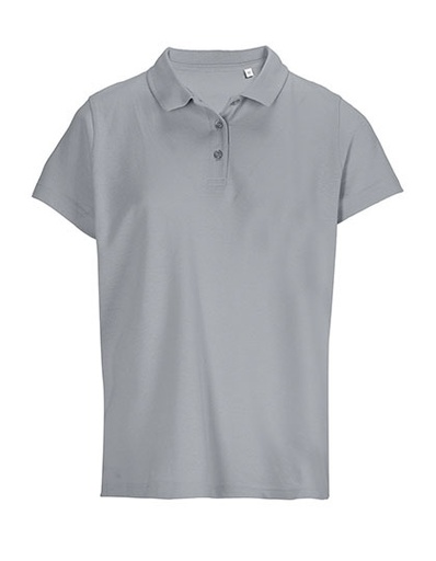 Damska koszulka polo L04501 - Pure Grey