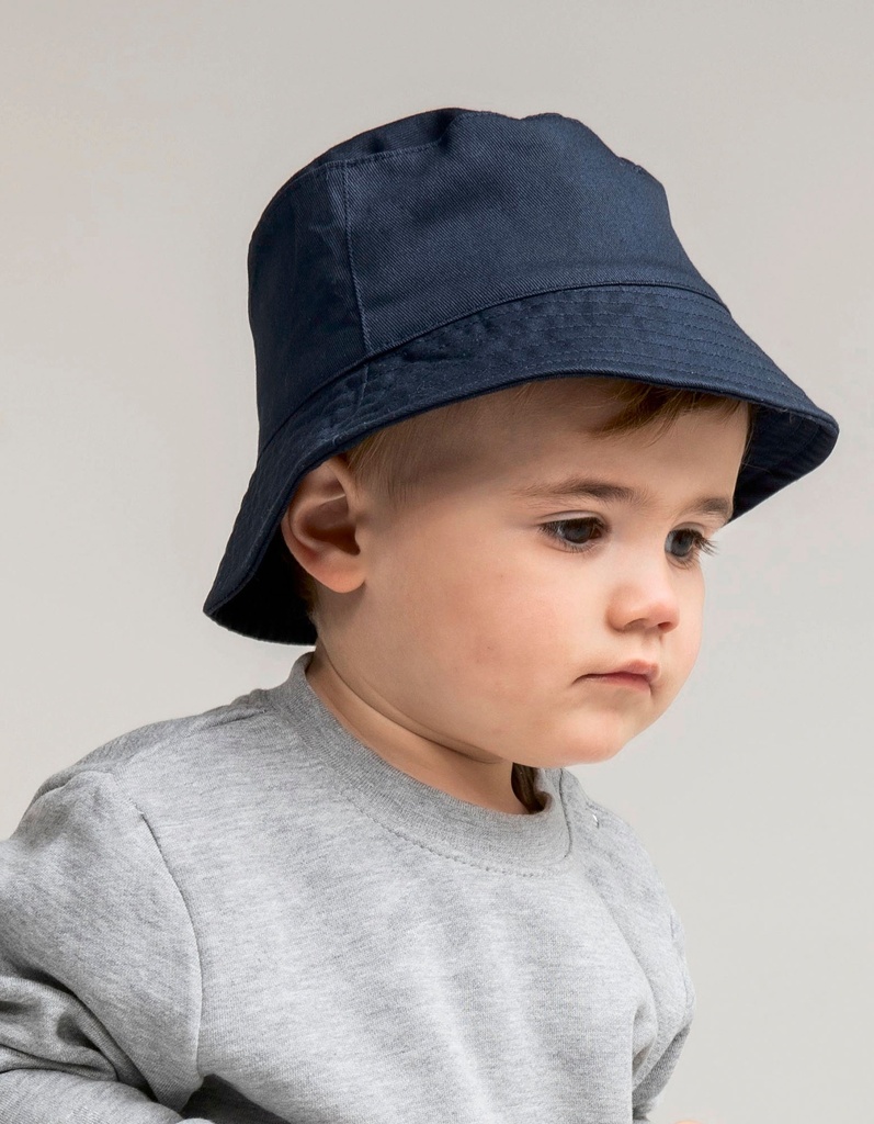 Kapelusz Dwustronny Bawełniany Twill LW092 - Pale Blue Bear