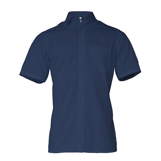 Koszula Męska Komfort Krótki Rękaw MV797312 - Navy