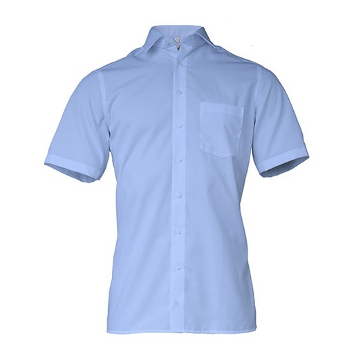 Koszula Męska Komfort Krótki Rękaw MV797312 - Blue