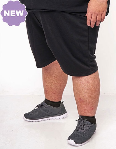 Szorty unisex z elastycznym pasem MYS1121 - Black