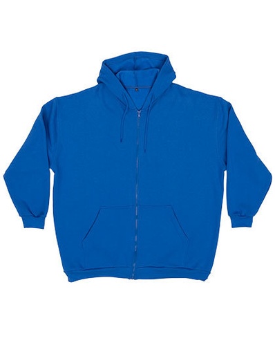 Bluza unisex z kapturem na zamek MYS710 - Royal Blue