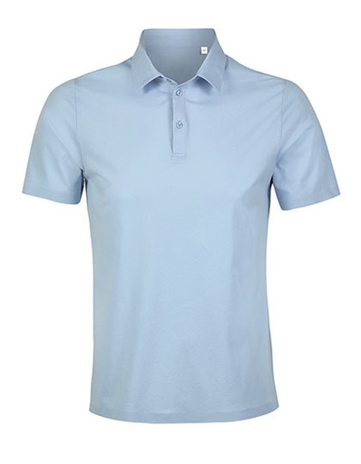 Męskie polo z krótkim rękawem NB3933 - Soft Blue