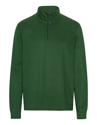 Bluza unisex z zamkiem 1/4 NE73701 - Bottle Green